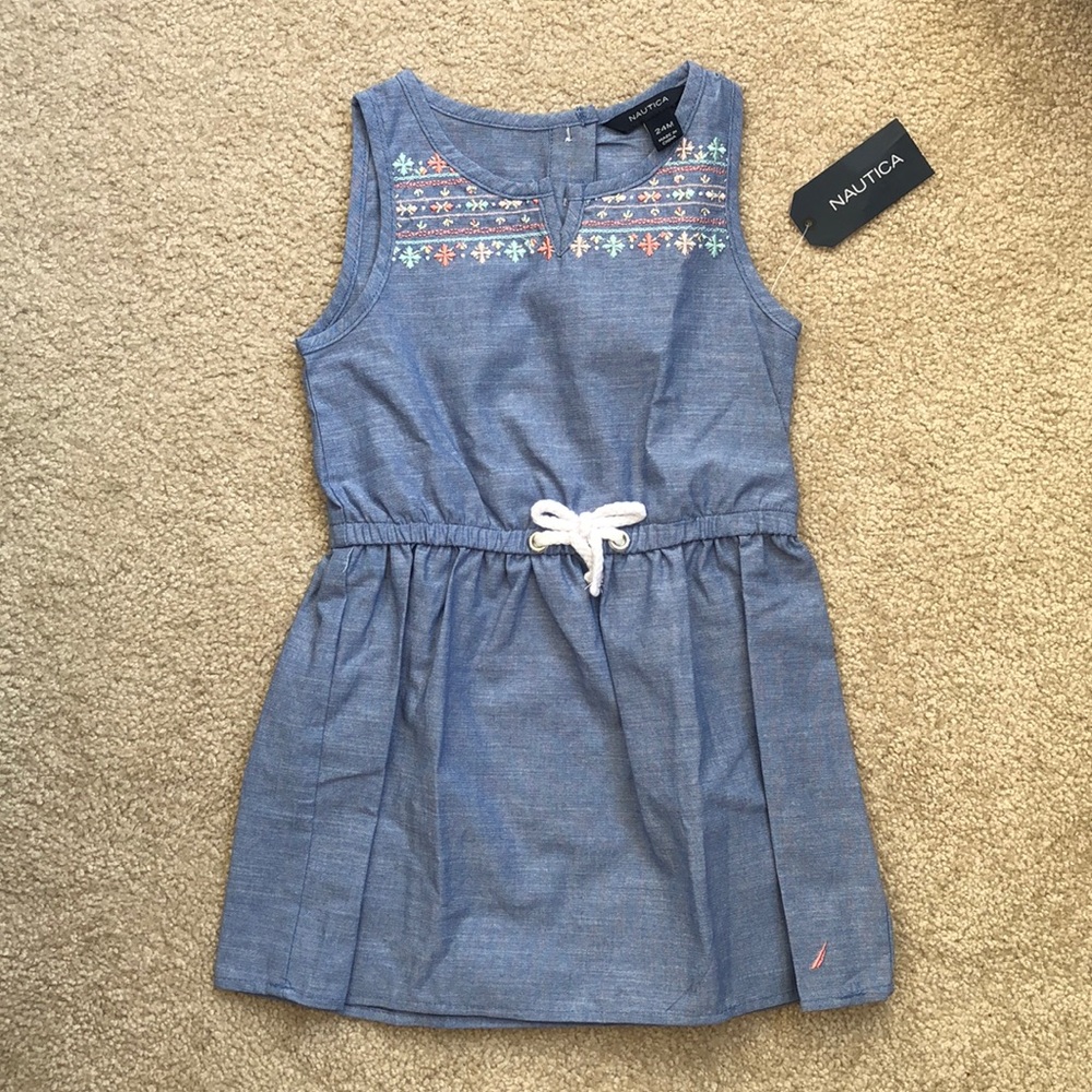 🤩Host Pick🤩 NAUTICA Embroidered Dress w Bloomers - Picture 9 of 9